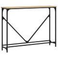 vidaXL Konzolový stolík dub sonoma 102x22,5x75 cm kompozitné drevo
