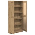 vidaXL Vysoká skrinka dub artisan 82,5x30,5x185 cm spracované drevo