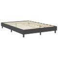 vidaXL Rám na boxspring posteľ, sivý, látka 160x200 cm