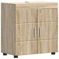 vidaXL Set kabinetov do kúpeľne TULUM Sonoma dub 60 x 34 x 63 cm