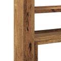 vidaXL Stolový organizér nastav. staré drevo 40x17x41cm kompozit.drevo