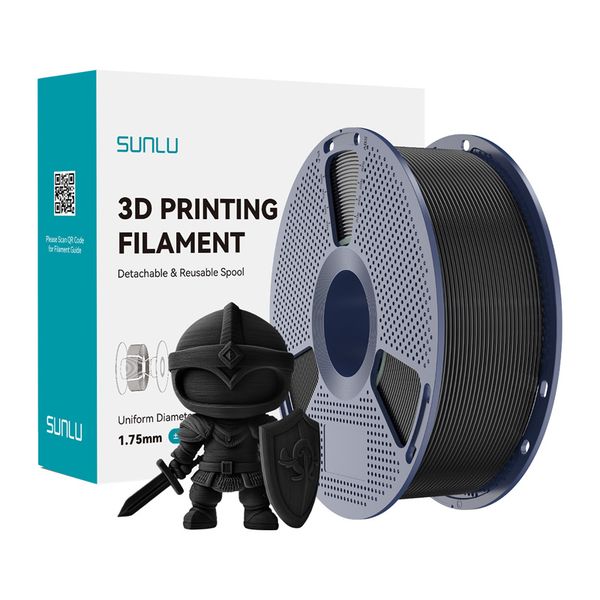 Filament Sunlu PLA+ (čierny)