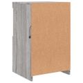 vidaXL Komoda s LED svetlami sivá sonoma 41x37x67 cm