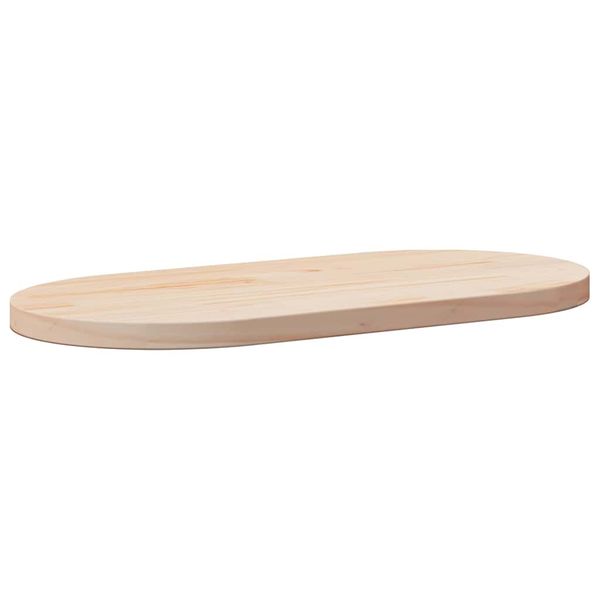 vidaXL Stolová doska 80x40x2,5 cm masívne borovicové drevo oválny tvar