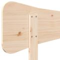 vidaXL Čelo postele 120 cm masívna borovica