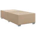 vidaXL Boxspring posteľ s matracom kapučínová 90x190 cm umelá koža