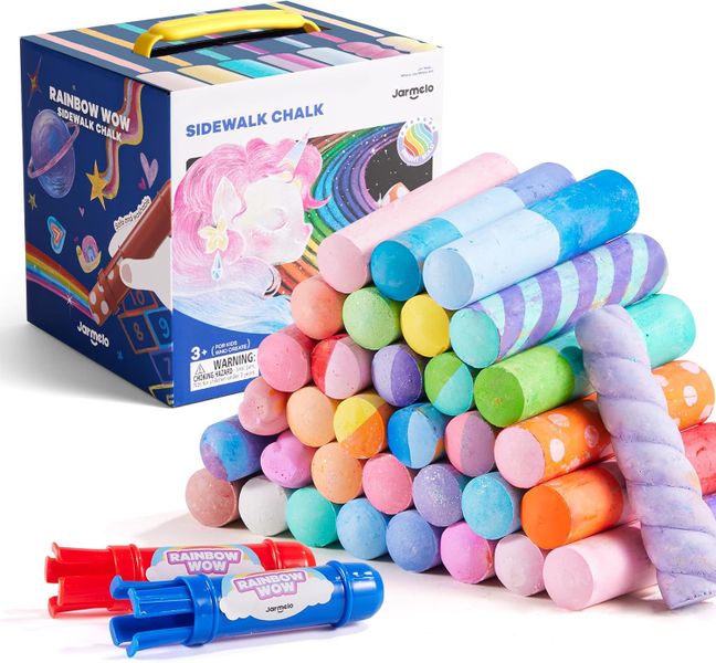 Kriedy chodníkové Jumbo s 2 držiakmi 36 ks