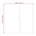 vidaXL Priehľadná plachta s okami 6x12 m Polyetylén