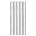 vidaXL Záves proti hmyzu z chenille Šedý a biely 90 x 200 cm 100% PP