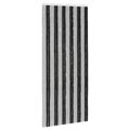 vidaXL Záves proti hmyzu z chenille Šedá a čierna 100 x 230 cm 100% PP