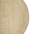 vidaXL Kusové koberce Prírodná a biela 100 x 152 cm Juta