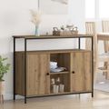 vidaXL Servírovacia skriňa Remeselný dub 100 x 35 x 80 cm