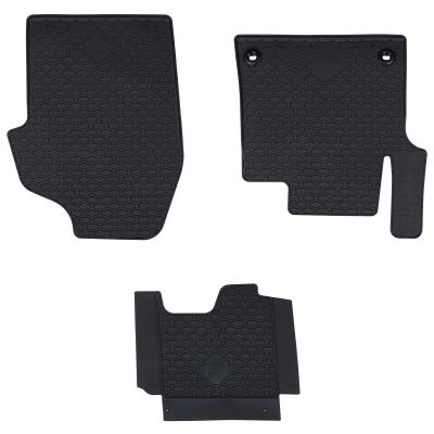 vidaXL Autokoberec 3 pcs Čierna vhodné pre JUMPY, EXPERT, PROACE 2016-