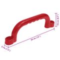 vidaXL Sedadlá na hojdačku s lanami 2 ks modré 37x15 cm polyetylén