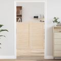 vidaXL Kladivové dvere 2 ks 100 x 50 cm Borovicový masív Prírodná