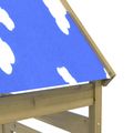 vidaXL Herná veža Hnedá 52,5 x 85 x 265 cm Masívne impregnované drevo