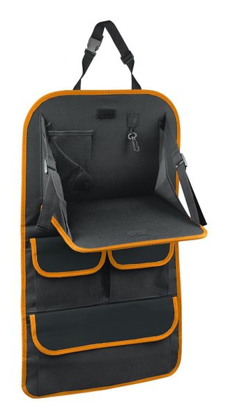Organizér na predné sedadlo so stolíkom ORANGE