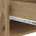 vidaXL Konferenčný stolík Dub artisan 49 x 50 x 42 cm Kompozitné drevo