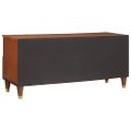 vidaXL TV skrinka Hnedá 100 x 33,5 x 46 cm Masívne mango drevo