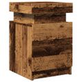 vidaXL Nočné stolíky 2 ks staré drevo 35x39x55 cm kompozitné drevo