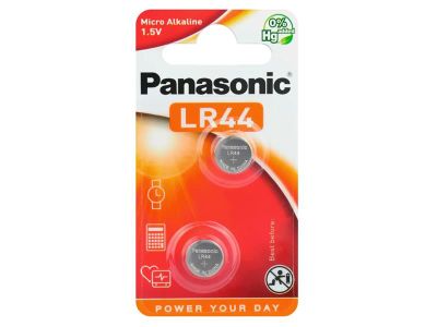 Batérie LR44 (A76) PANASONIC Cell Power alkalická 2ks / blister