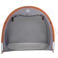 vidaXL Stan na uskladnenie bicyklov 210 x 90 x 174 cm Šedá a oranžová