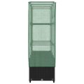 vidaXL Záhon s krytom na skleník ratanový vzhľad 120x40x123 cm