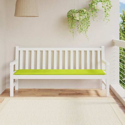 vidaXL Podložka na záhradnú lavičku 180x50x3 cm, oxfordská látka