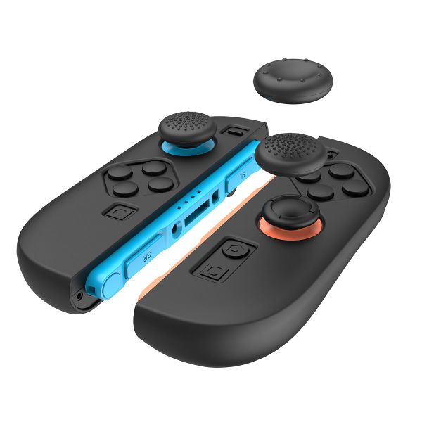 iPega SW2083A Silikónové Krytky JoyCon Ovládače pre Nintendo Switch 2 Black
