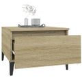 vidaXL Bočné stolíky 2 ks dub sonoma 50x46x35 spracované drevo