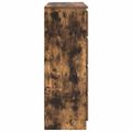 VidaXL Príborník Dub dymový 100x35x99 cm Konštruktérske drevo