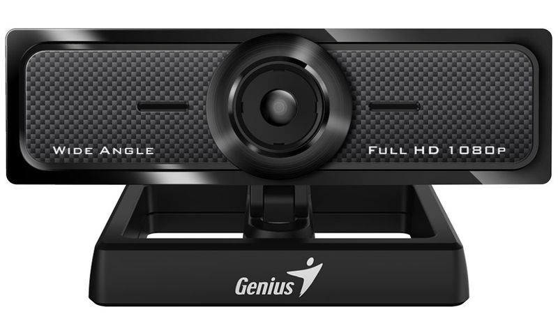 GENIUS WideCam F100 V2/ Full HD 1080P/ USB/ širokoúhlá 120°/ mikrofón Webkamera, Full HD, 1920x1080, mikrofón, otáčateľný držák, USB 2.0, UVC, čierna
