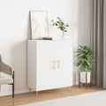 vidaXL Komoda biela 69,5x34x90 cm kompozitné drevo