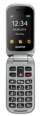 ALIGATOR V650 Senior čierno-strieborný+st.nab