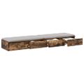 vidaXL Zásuvky pod posteľ Dymová dub 150 x 36,5 x 16,5 cm