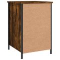 vidaXL Nočné stolíky 2 ks dymový dub 40x42x60 cm kompozitné drevo