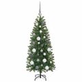 vidaXL Umelý vianočný stromček Zelená 120 cm PE a PVC