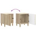 vidaXL Nočný stolík 2 ks Dub sonoma 43 x 34,5 x 50 cm Kompozitné drevo