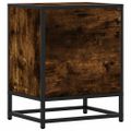 vidaXL Nočné stolíky 2 ks dymový dub 40x31x50 cm kompozitné drevo+kov