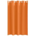 vidaXL Záclony na zatemnenie s krúžkami 2 ks Jasná oranžová Polyester