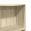 vidaXL Knižnica dub sonoma 60x24x143 cm kompozitné drevo
