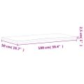 vidaXL Stolová doska 100x(45-50)x2,5 cm masívny buk