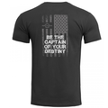 K09012-AF-01-Black-L Pentagon Ageron T-Shirt American Flag
