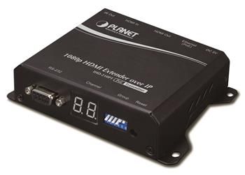 Planet IHD-210PT, HDMI video extender, vysielac, Full HD, H.264, multicast, IR, napájenie PoE Vysielac, HDMI, pre video extender, FullHD, H.264, multicast, IR, napájenie PoE
