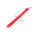 Upevňovací pás na nosič bicyklov na ťažné zariadenie, dĺžka 27cm, červený - náhradný diel SIXTOL