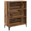 vidaXL Servírovacia skriňa Staré drevo 69,5 x 32,5 x 90 cm