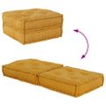 vidaXL Modulárna pohovka, žltá 70x70x36, látková