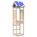 vidaXL Herná veža Hnedá 52.5 x 46.5 x 208 cm Masívne borovicové drevo