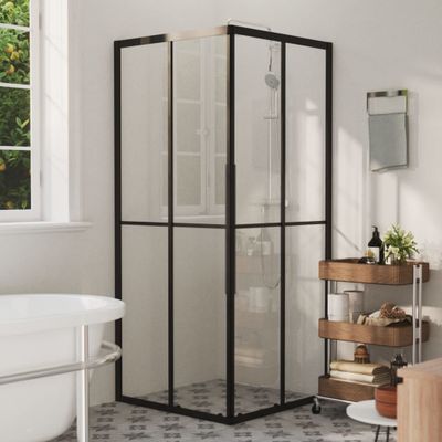 vidaXL Sprchový kút ESG 80x80x180 cm