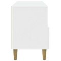 vidaXL TV skrinka 102 x 34,5 x 50 cm Biela Kompozitné drevo